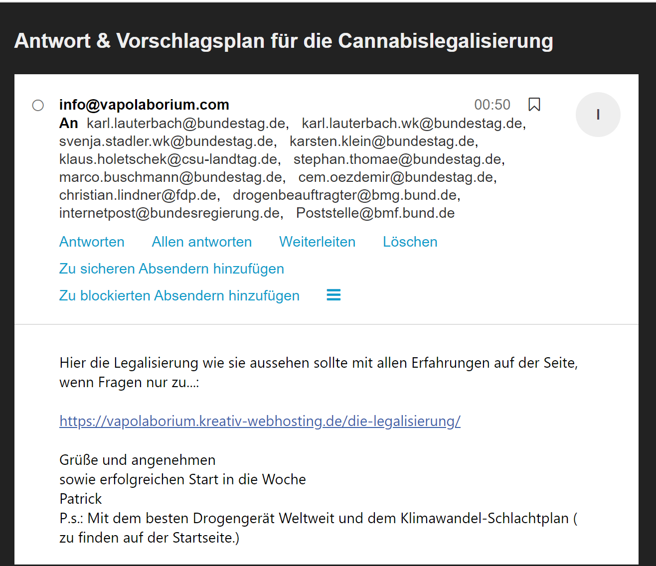 Legalisierung 3